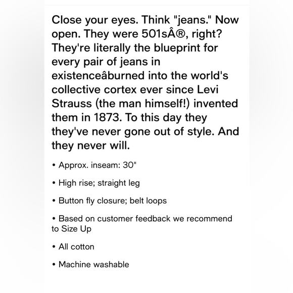 NEW Levi’s 501 Jeans High Rise Straight Leg White Tie-Dye Button Fly Womens 27 - Picture 7 of 10